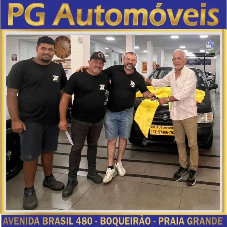 Entrega acompanhada de perto na PG Automóveis